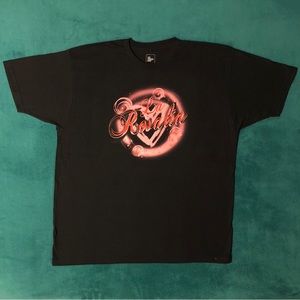 Rosalia Pink Airbrush “La Rosalia” Black Tee